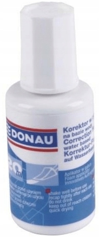 Korektor w płynie DONAU z aplikatorem, 20ml, na