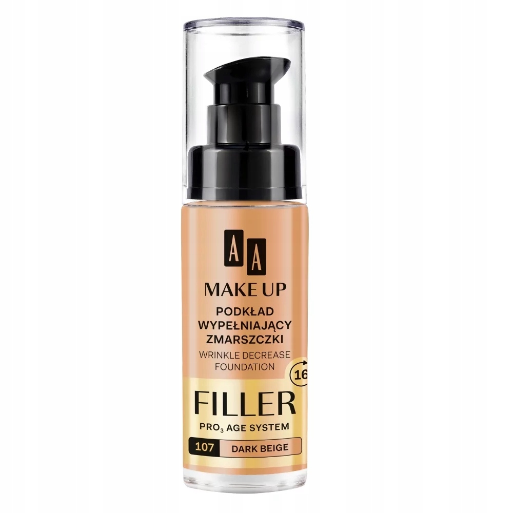 AA Make Up Filler podkład wypełniający zmarszczki 107 Dark Beige 30ml (P1)