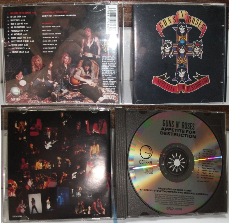 GUNS 'N' ROSES Appetite for... CD