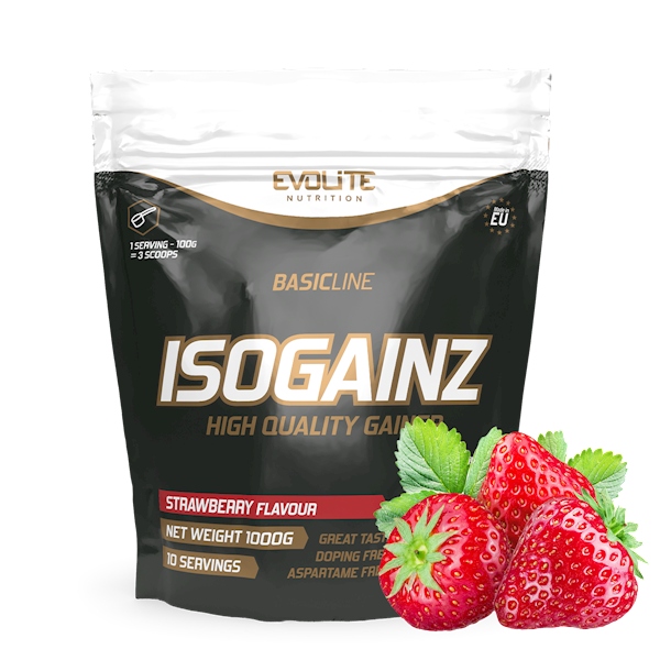 GAINER Evolite IsoGainz 1000g Truskawka MUTANT