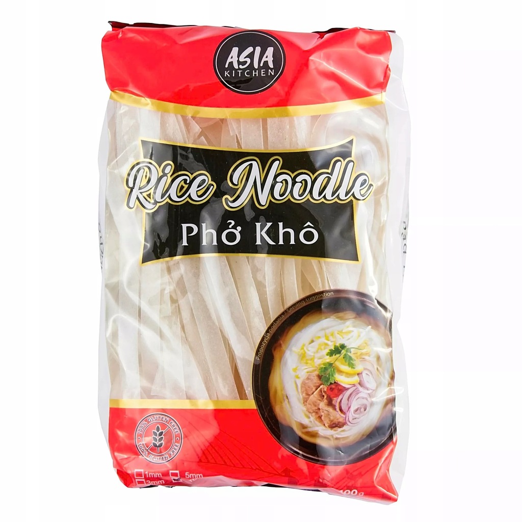 Makaron ryżowy 10mm Pho Kho 400g Asia Kitchen