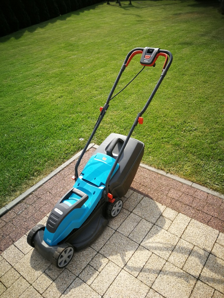 kosiarka elektryczna GARDENA 32E z koszem - 8371289466 - oficjalne ...