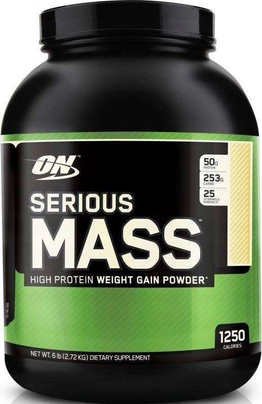 OPTIMUM SERIOUS MASS 2730g GAINER BIAŁKO USA