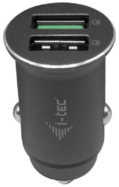 Ładowarka samochodowa I-TEC 2x USB czarna