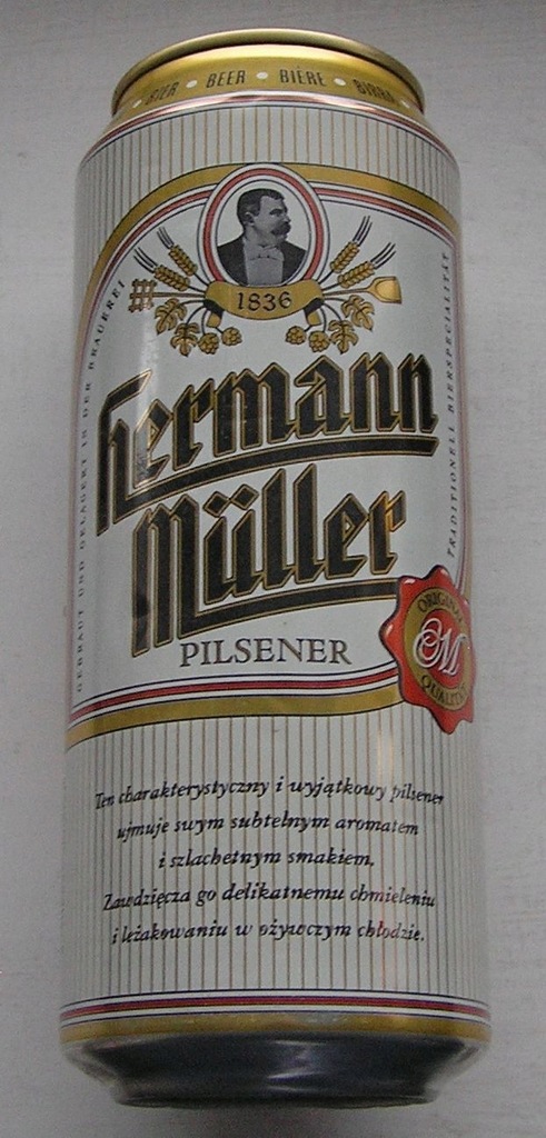 PUSZKA PIWO HERMANN MULLER PILSENER RYBNIK 2002