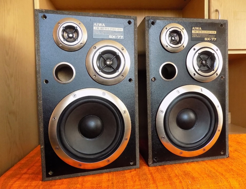 コンポ AIWA DX-77 MX-12 TX-12 スピーカー SX-V8 コンポ AIWA DX-77