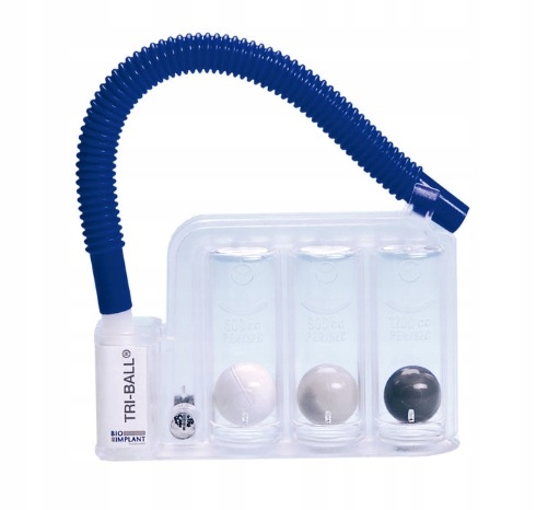 Tri-Ball Breath Coach Spirometr do ćwiczeń oddechowych