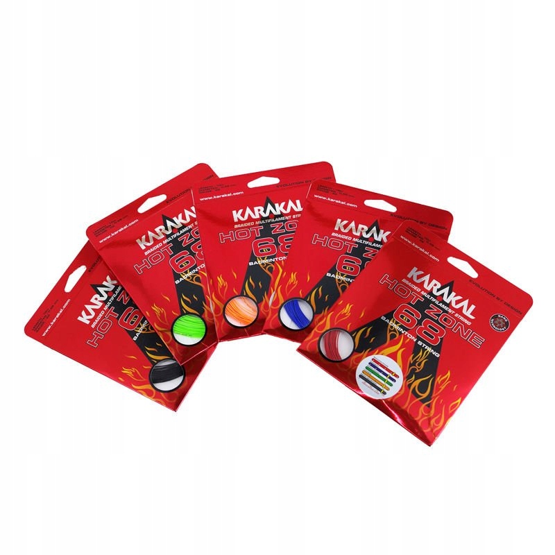 Naciąg badminton Karakal Hot Zone 68 Pomarańczowy