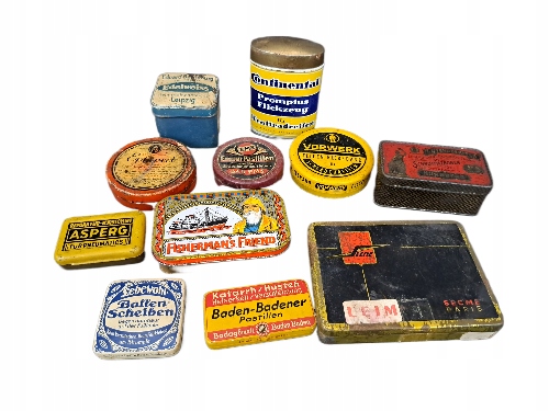 Stare pudełka, zestaw 11 szt.