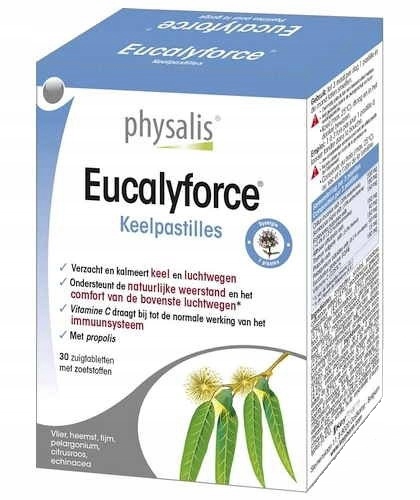 EUCALYFORCE (PASTYLKI DO SSANIA NA GARDŁO Z