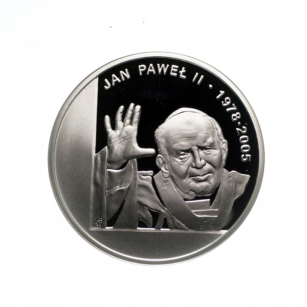 130035 Medal Jan Paweł II Przyjdź Duchu Miłości i Pokoju srebro
