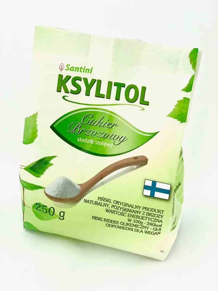 KSYLITOL 250 g (TOREBKA) - SANTINI (FINLANDIA)