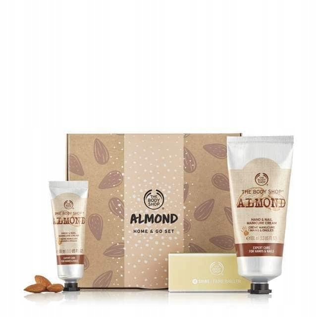 BODY SHOP ALMOND Home & Go Hand Set100+30_ręce