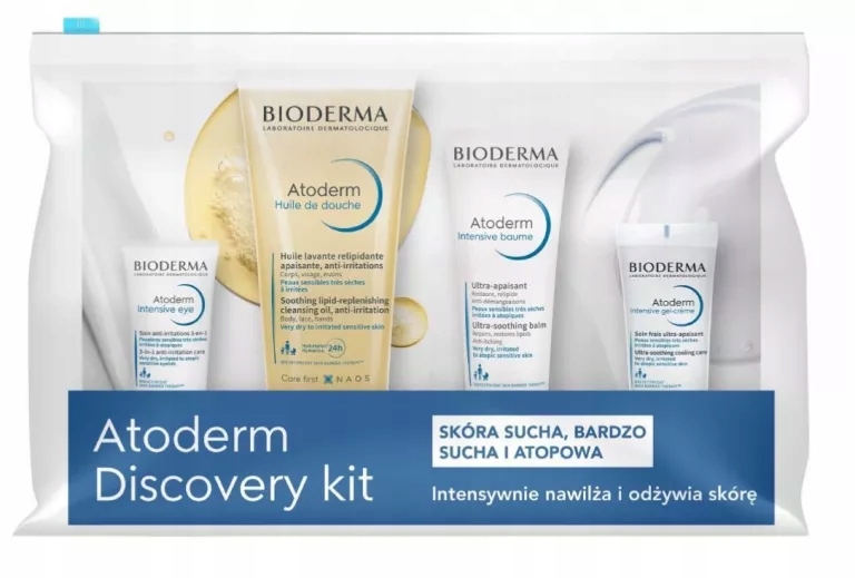 BIODERMA ZESTAW KOSMETYKÓW PODRÓŻNYCH ATODERM SKÓRA SUCHA I ATOPOWA