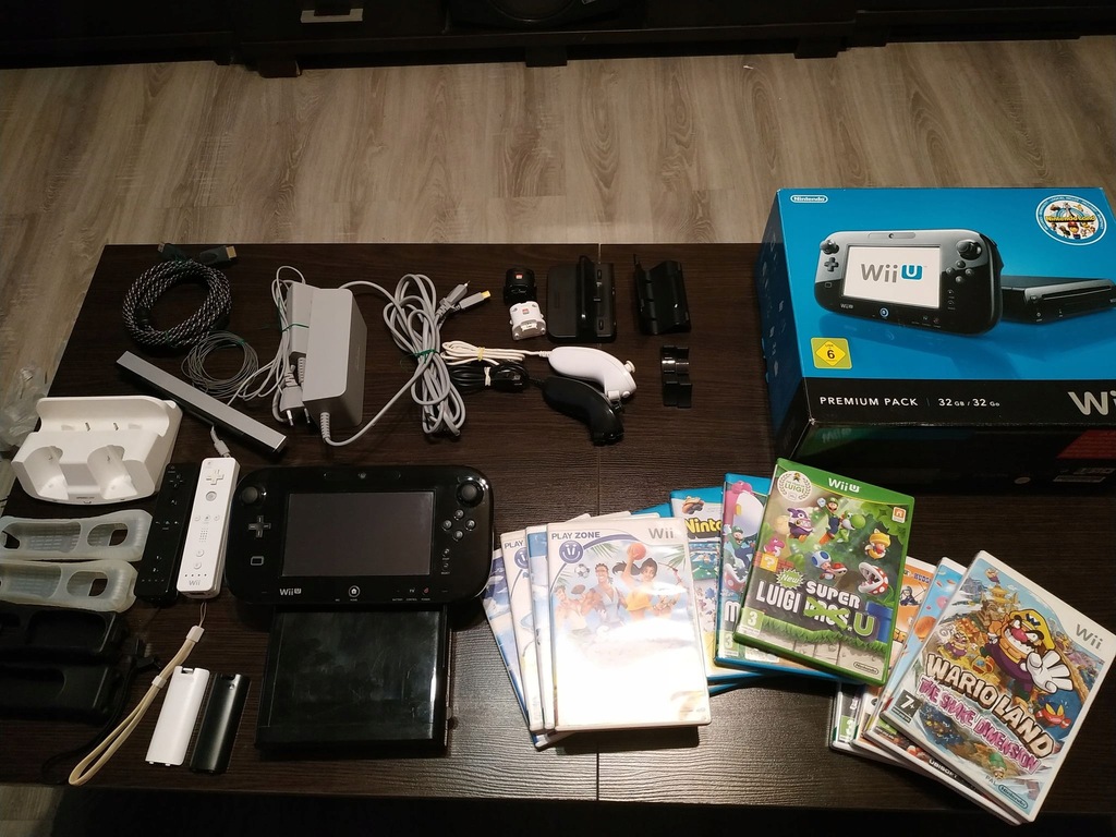 Konsola Nintendo Wii U Mega zestaw + gry