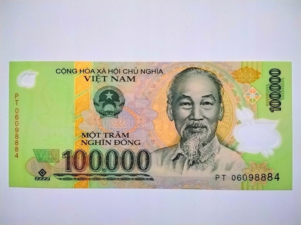 Wietnam 100000 Dong P122c 2006 UNC (starszy rocznik)