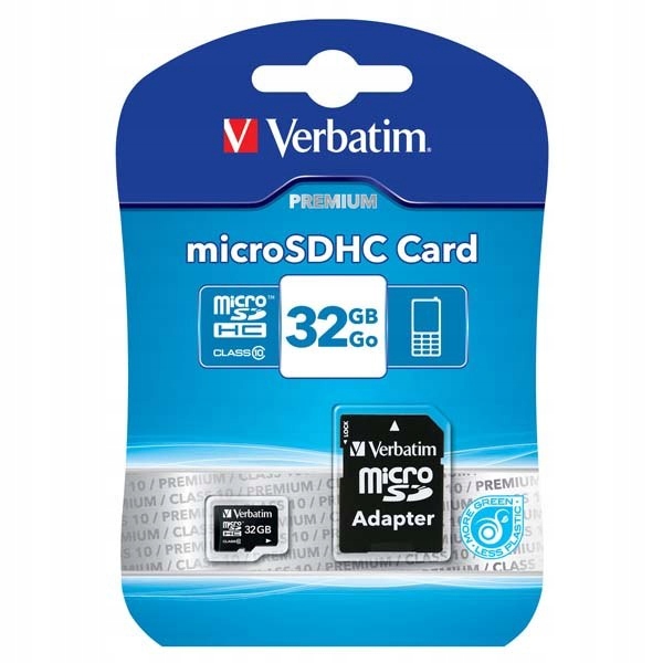 Verbatim Micro Secure Digital Card, 32GB, micro SD