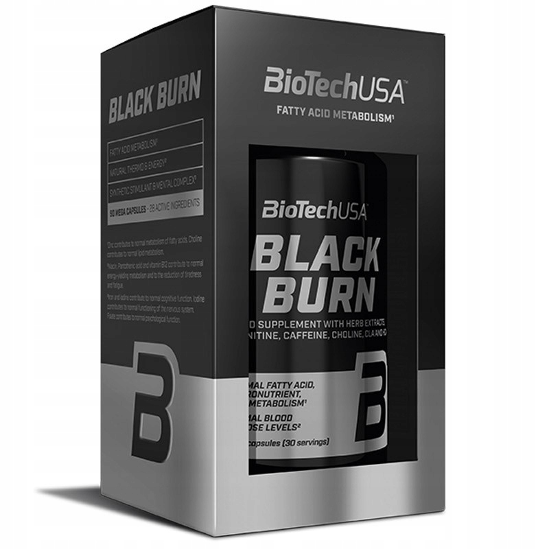Biotech Black Burn 90 kaps - SPALACZ TŁUSZCZU!