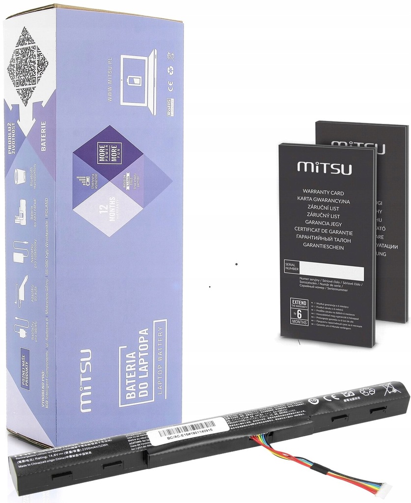 Bateria do Acer Aspire E15, E5-475 2200mAh (32Wh)