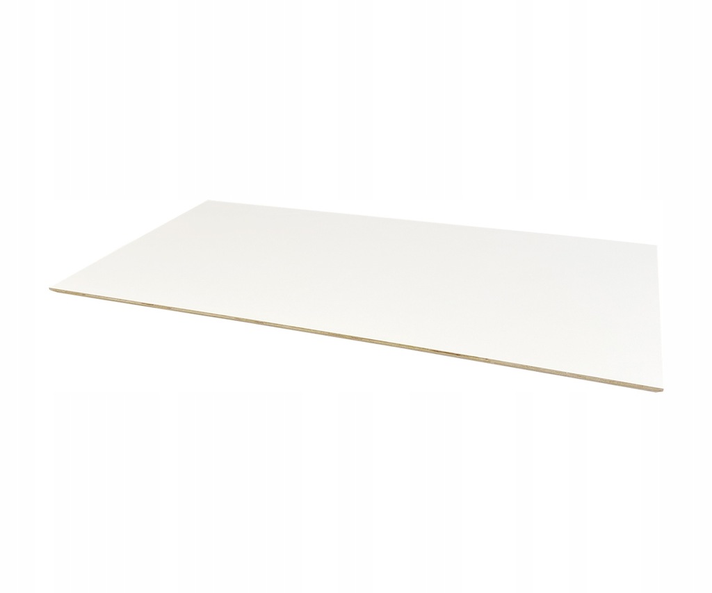 Laminowany blat biurka sklejka HPL 160x80 biały
