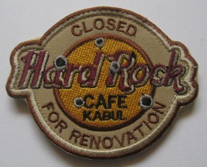 Hard Rock Cafe - Kabul naszywka z Afganistanu