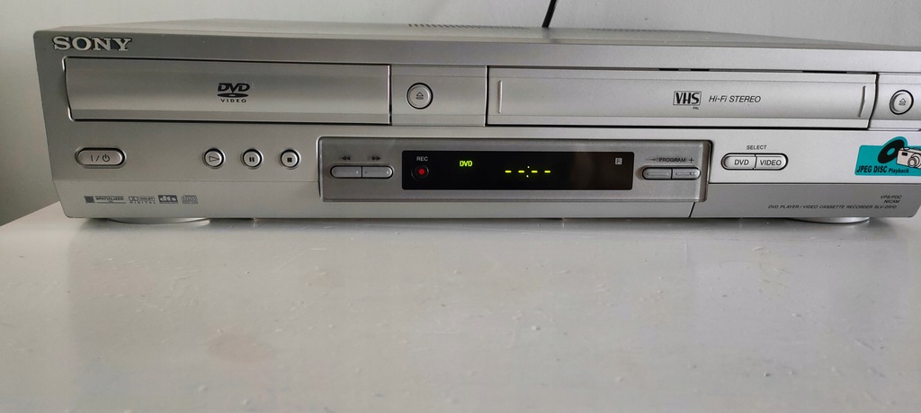 Combo odtwarzacz DVD/VCR Sony SLV-D910+Pilot+ euro