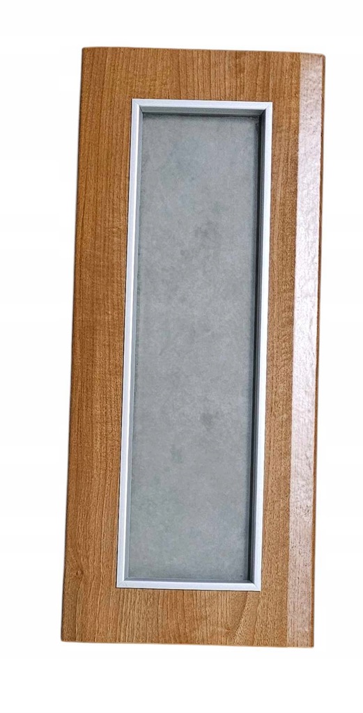 F Kuchenny front meblowy Orzech MDF 297x715 mm przeszklony KAT.B