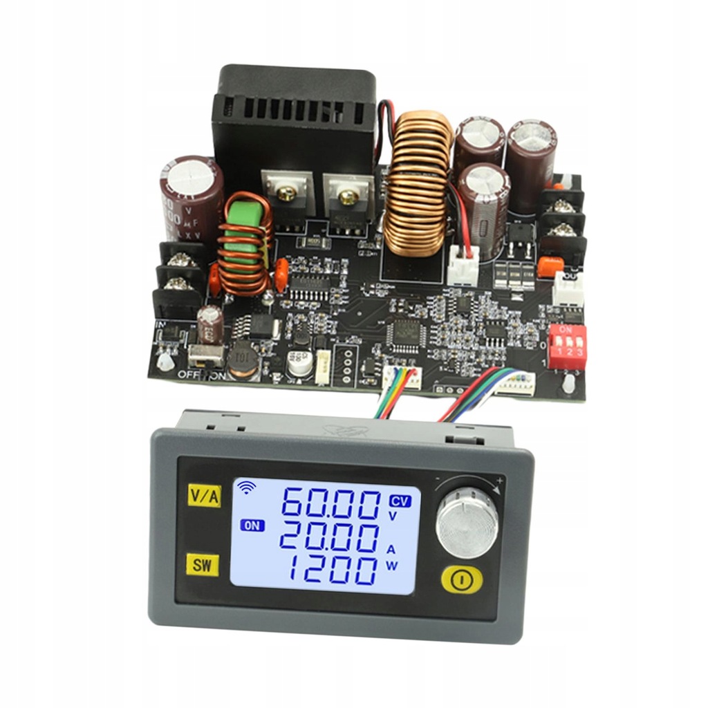 Moduł regulatora napięcia Buck Woltomierz 20A 1200W