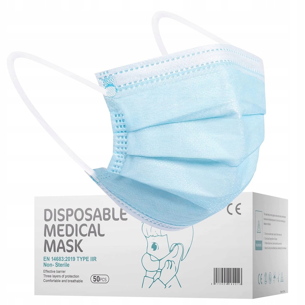 G3411 soyes surgina dziecięce Type IIR MASKI 50szt