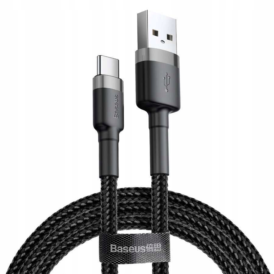 Kabel 50 cm Baseus Cafule USB-C 3A grey black