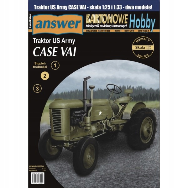Traktor Case VAI - dwa modele, Answer 1/25, 1/33