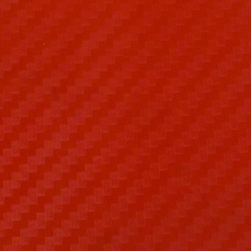 FOLIA CARBON 3D Czerwona Odcinek 1,27x0,1m