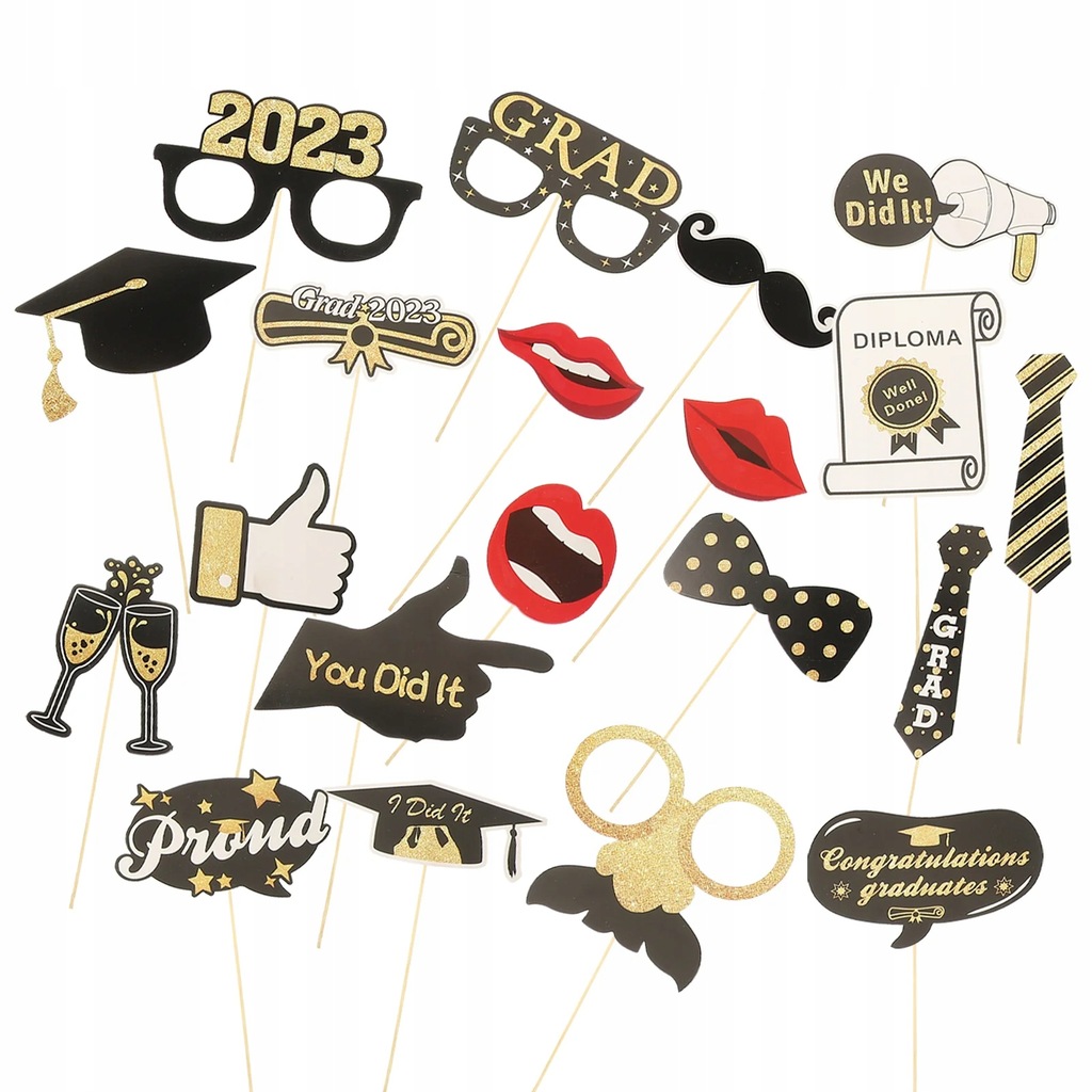Graduation Photo Props Photoshoot Supplies 20 Pcs 13713938894