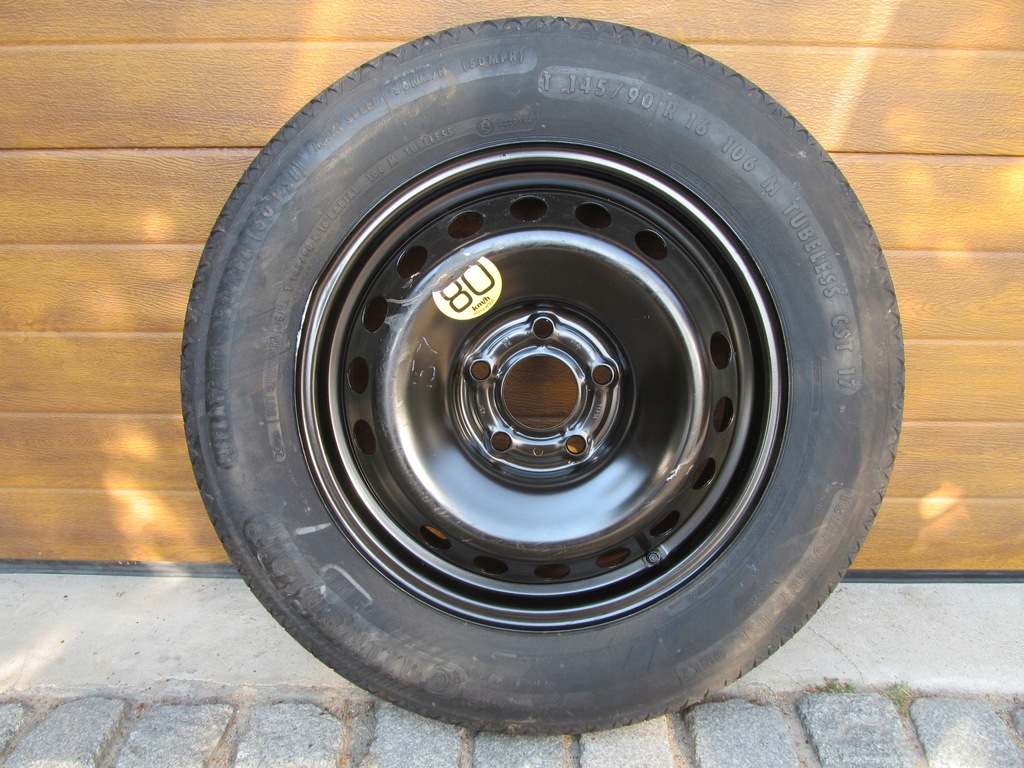 NISSAN QASHQAI 06-13 ZAPAS KOŁO DOJAZDOWE 16"