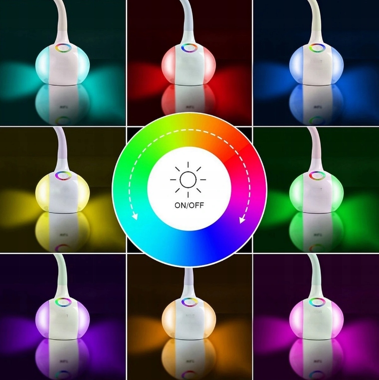 Купить НАСТОЛЬНАЯ СВЕТОДИОДНАЯ ЛАМПА НАСТОЛЬНАЯ ЛАМПА 256 RGB USB +230В: отзывы, фото, характеристики в интерне-магазине Aredi.ru