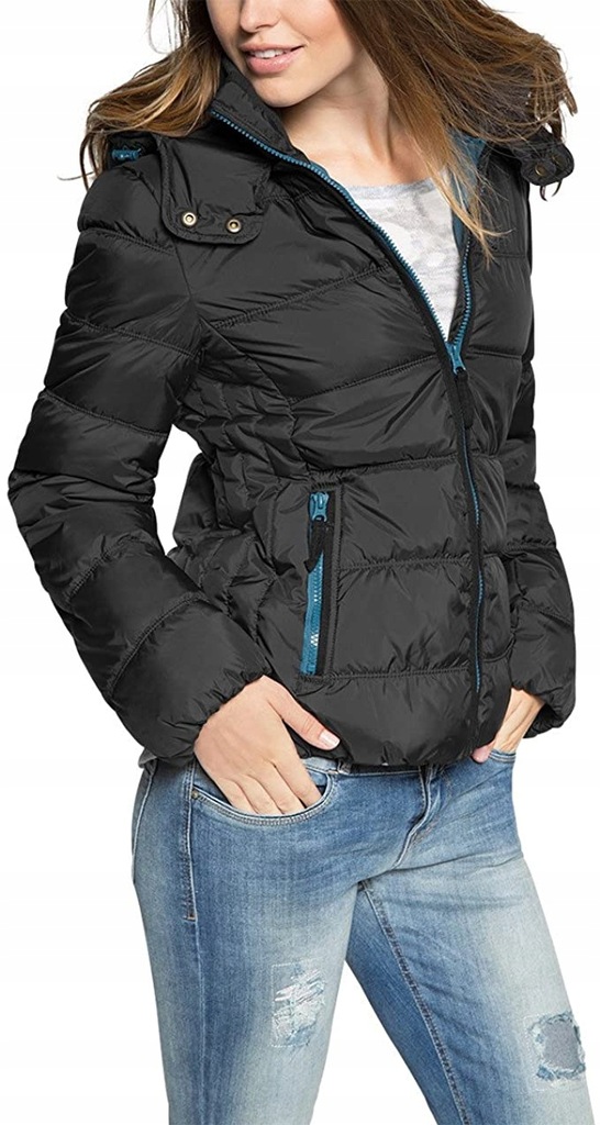 EDC Kurtka damska pikowana 085CC1G008 r.M SKAZA !!!