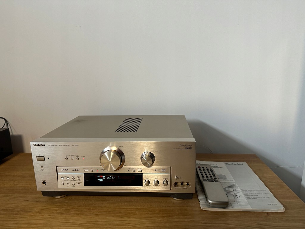 TECHNICS SA-DA10 AMPLITUNER TOPOWY DOSKONAŁY MODEL + ORYGINALNY PILOT !!!