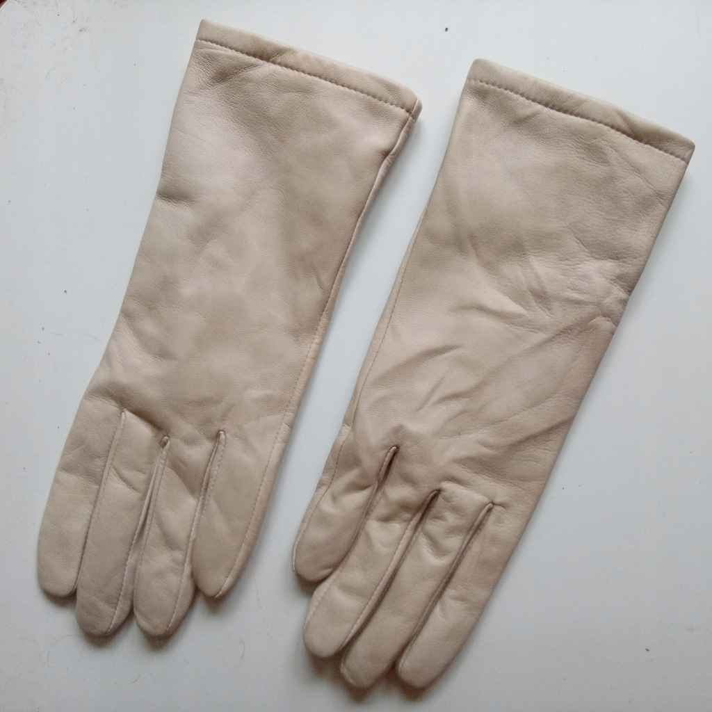 M&S eleganckie rękawiczki skórzane