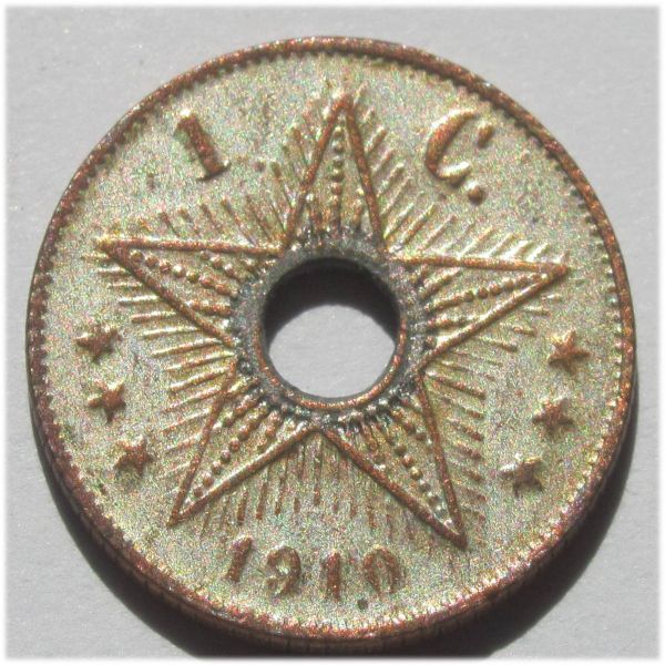 Kongo Belgijskie 1 centym 1910