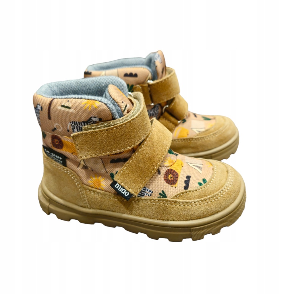 MIDO BUTY SKÓRZANE Z MEMBRANĄ TE-POR TRZEWIKI JESIENNE NA RZEPY BUCIKI 29