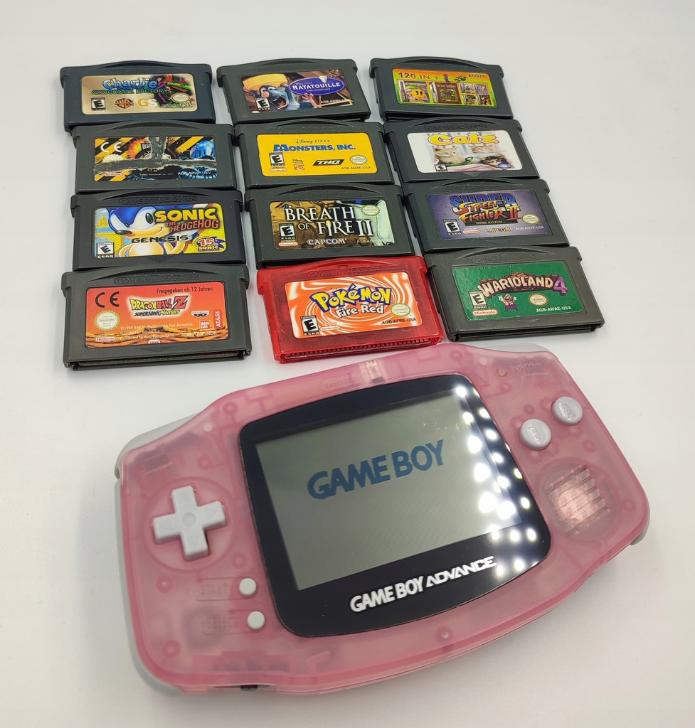 Nintendo Game Boy Advance / Różowiutki