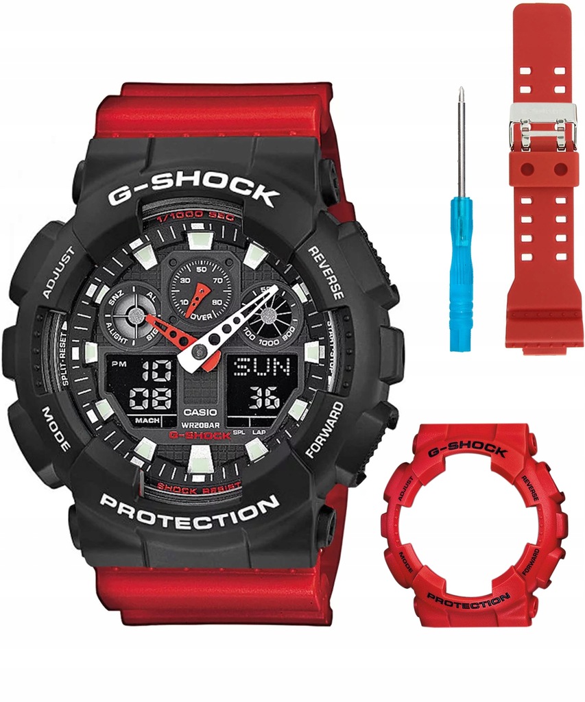 Zegarek Casio G-SHOCK Original 2 kolory black red
