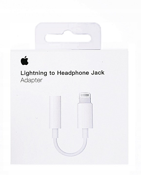 Adapter APPLE MMX62ZM/A Lightning Jack 3.5 mm ORYG 12374494267 oficjalne archiwum Allegro