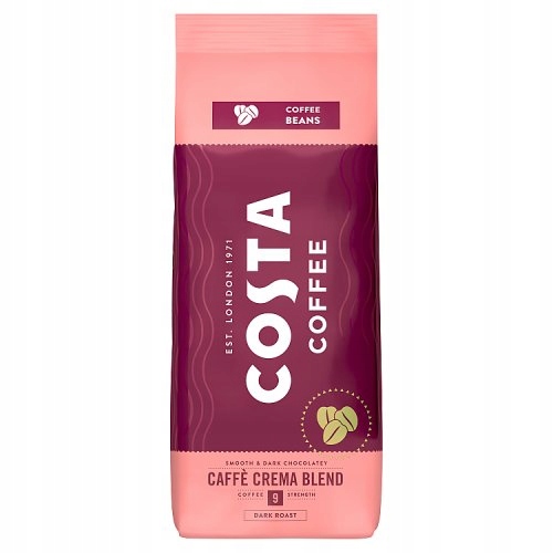 Kawa ziarnista Costa Coffee Crema Blend smooth 1kg