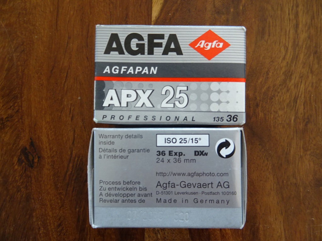 AGFA APX 25 / 36 / 2005