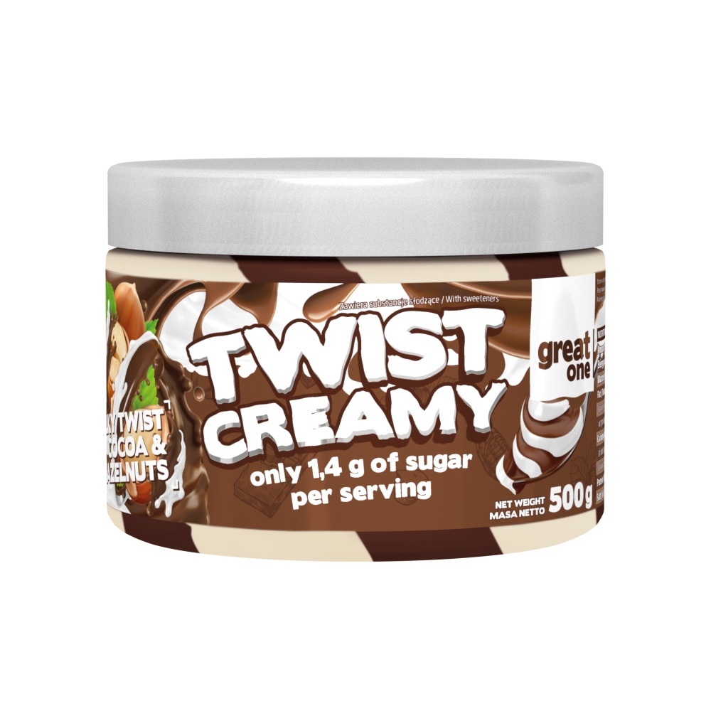 Great One Twist Creamy 500g KREM ORZECHOWO MLECZNO KAKAOWY