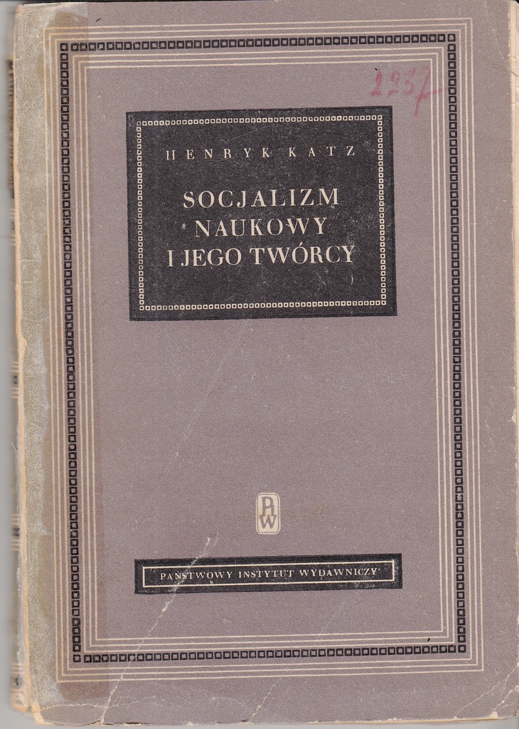 Socjalizm naukowy i jego twórcy Katz