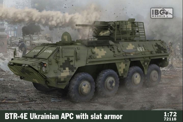 Model plastikowy BTR-4E Ukrainian APC with slat