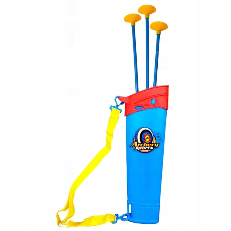 Zestaw łuczniczy świecący łuk tarcza kołczan