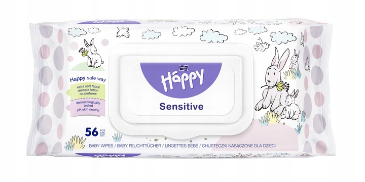 CHUSTECZKI NAWILŻAJĄCE BELLA HAPPY SENSITIVE